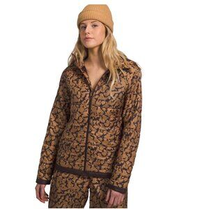 North Face Circaloft Hooded Jacket - Almond Butter Graphic Dye Print - Small